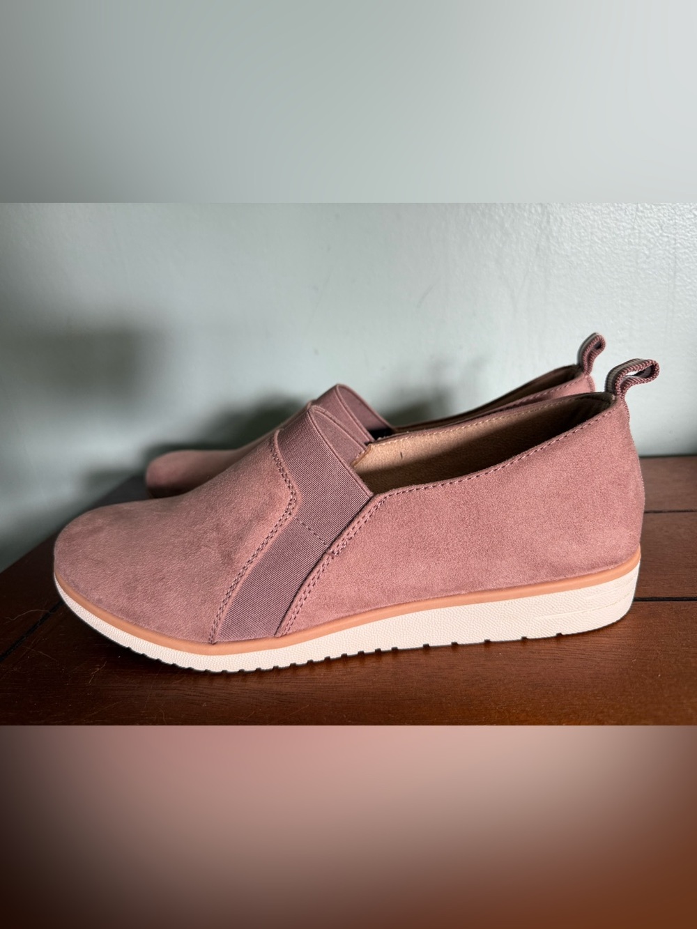 Soul Naturalizer Women’s Idea Mauve Pink Slip On Loafer Sneakers Size 9